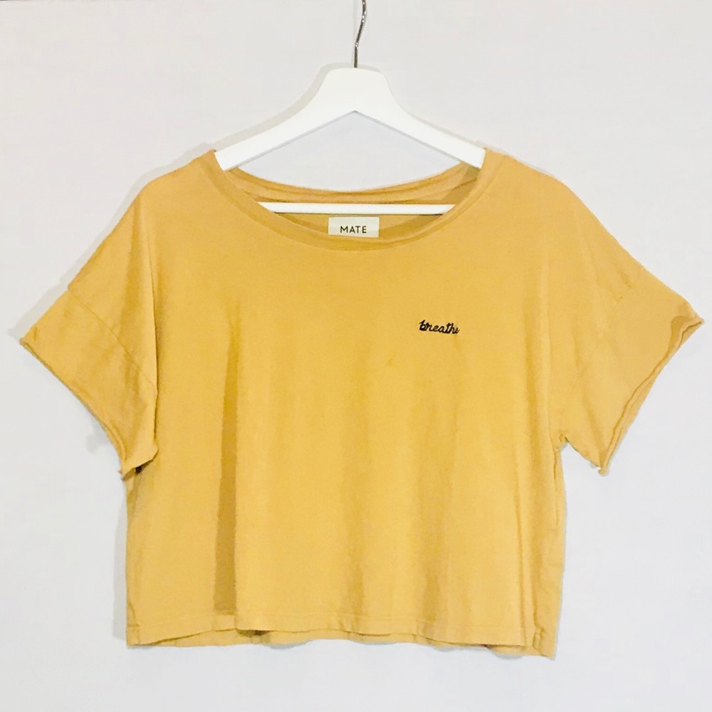 Mate Breathe Embroidered Crop Top